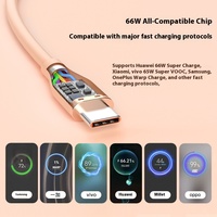 Silicone liquide 66W câble de données Flash de charge Super rapide pour Xiaomi pour Apple 15 iPhone 15 type-c compatible avec les écouteurs