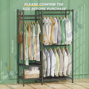 منظم معاطف شماعات متعددة للأدوات المنزلية تحمل حمولات ثقيلة - Product Image 6