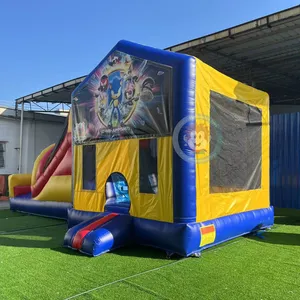 2024 juego inflable comercial Casa de burbujas inflable Moonwalk castillo hinchable para niños