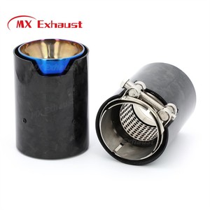 Puntas de Escape de Fibra de Carbono Azul Quemado <span class=keywords><strong>M</strong></span> Performance Serie 1 335d 335i 135i 140i <span class=keywords><strong>240i</strong></span> - Product Image 6