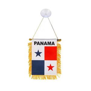 Custom Size Widely Use Country Flag Hanging <b>Small</b> Mini Car Rearview <b>Mirror</b> Flag - Product Image 4