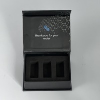 Boîte-cadeau magnétique en papier kraft sur mesure pour flacon de peptides, emballage cosmétique pour flacon de peptides de 10 ml/3 ml