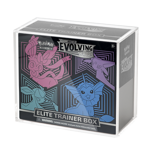 Boîte de présentation exquise SYP <span class=keywords><strong>Pokemon</strong></span> Evolving Skies, couvercle anti-poussière en acrylique moderne, protection UV à 99%, pour ETB <span class=keywords><strong>Pokemon</strong></span> - Product Image 1