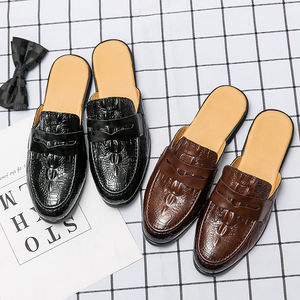 รองเท้าลำลองผู้ชายดีไซน์หรูหราล่าสุดปี 2026 รองเท้าหนังแบบสวม รองเท้าหนังผู้ชาย รองเท้าแตะหนังผู้ชาย - Product Image 6