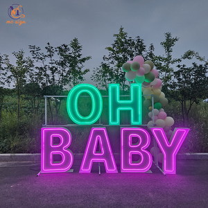 Đèn chữ cái số LED khổng lồ RGB 3ft 4ft 5ft Oh BABY khuyến mãi nóng 2026 dùng trang trí sân khấu đám cưới, tiệc ngoài trời - Product Image 4