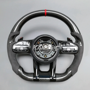 <span class=keywords><strong>Volant</strong></span> en cuir carbone Dragonfly classique pour Mercedes-Benz <span class=keywords><strong>AMG</strong></span> GT 63 S W205 W166 W177 W204 W217 W222 C63 E63 S63 - Product Image 3