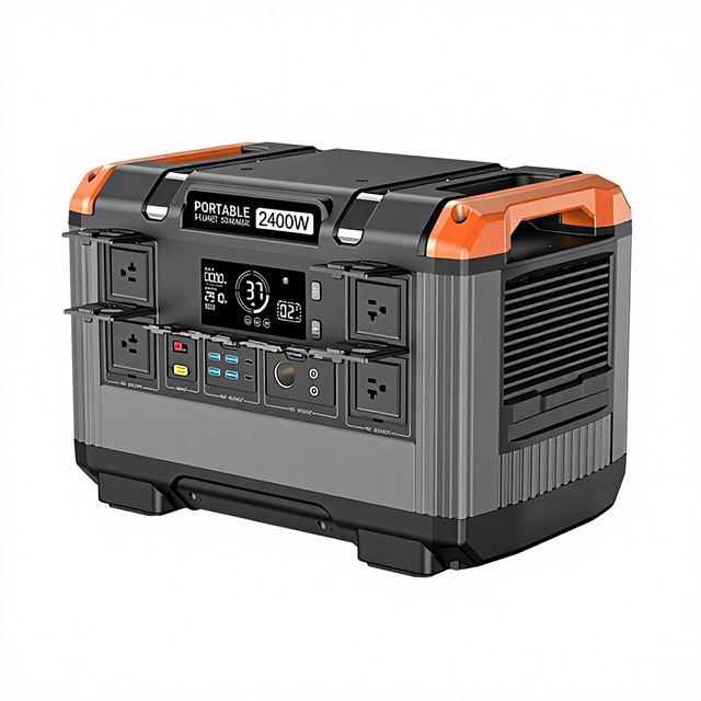 Europe Best-Selling Outdoor 2000Wh 2400W LiFePO4 Battery Portable Power Station Large Capacity Solar Emergency