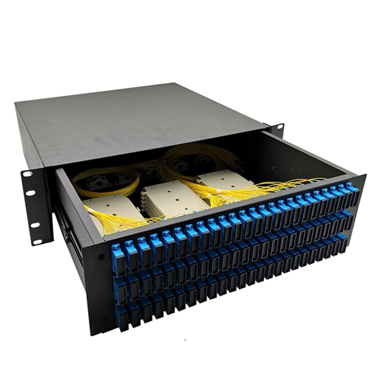 19in 3U 3RU Height ODF 144 core Rack Mount fibre optic distribution frame odf Fiber Optic Enclosure Manufacturer