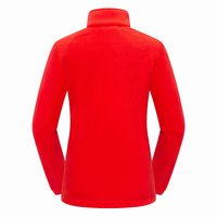 Veste en polaire personnalisée pour femme, polaire épaisse pour temps froid, logo/couleur personnalisés pour veste d'hiver d'extérieur