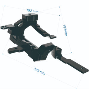 Accessoires extérieurs robustes noirs en AlMg pour <span class=keywords><strong>Ford</strong></span> <span class=keywords><strong>Ranger</strong></span> <span class=keywords><strong>Raptor</strong></span> 2022 – Support de fixation de phare sur montant A - Product Image 2
