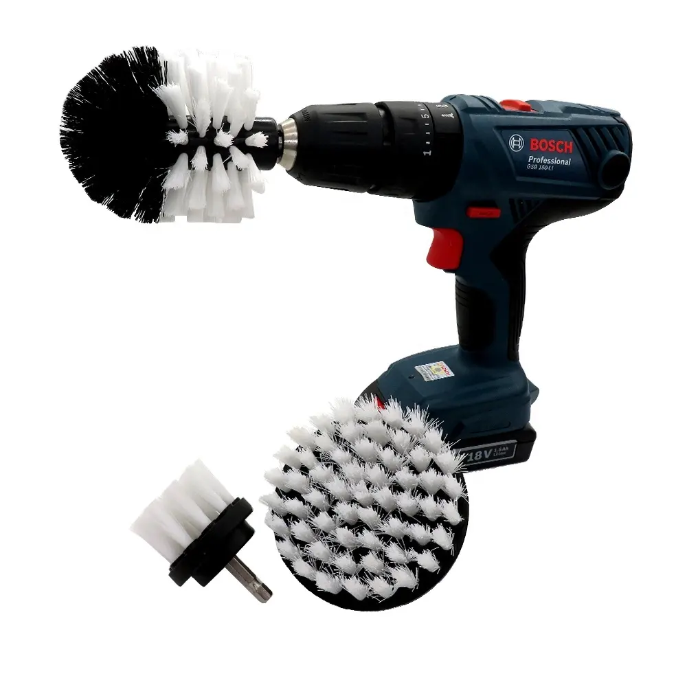 2022 Hot Selling 3 Pcs Car Detailing Drill Brush Electric Cleaning Brush For Drill To Clean The Bathroom