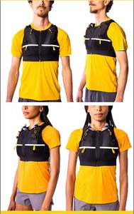 Reflective <b>Running</b> Sports Backpack Vest Outdoor Cell Phone Holder <b>Running</b> Vest <b>with</b> Bottle Holder for Runner - Product Image 5