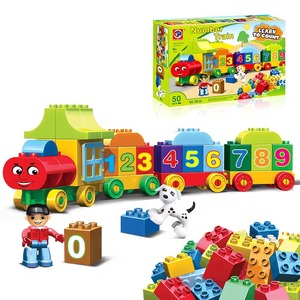 Jouet <span class=keywords><strong>de</strong></span> construction en plastique ABS compatible pour briques, thème transport ferroviaire à grandes particules, vente transfrontalière à succès - Product Image 4