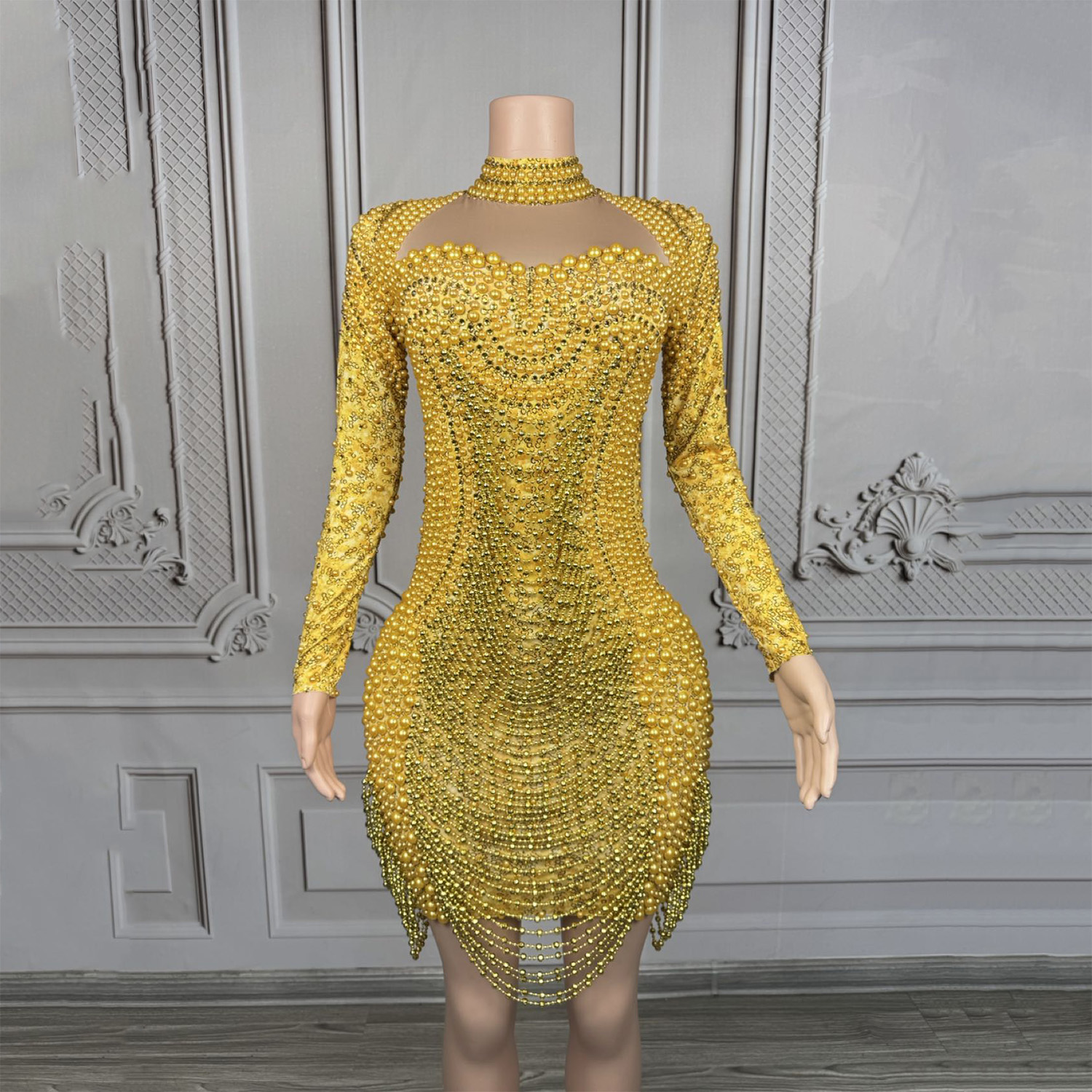 Short Cocktail Dresses - Short Gold Cocktail Dresses
