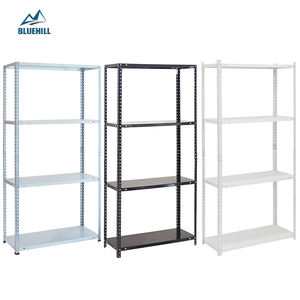Ready to Ship 5 Tier <strong>Cheapest</strong> Small Space Steel Powder Coated Boltless Racking Shelves Industrial 4-shelf Garage Storage Racks - Product Image 6