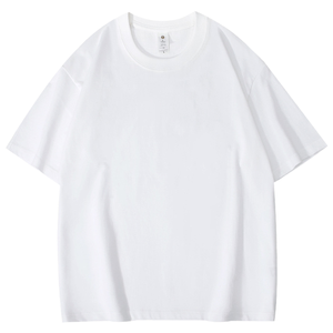 <span class=keywords><strong>T</strong></span>-shirt girocollo da uomo taglie forti in cotone 100% pesante, personalizzabile con logo DTG, stile streetwear, per stampa puff - Product Image 1