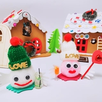 Vente chaude Pom Poms multicolores jouets en pâte créative pour enfants bricolage Arts et artisanat cadeaux promotionnels fonctionnels
