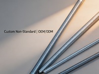 Factory Direct Shock Resistant Carbon Steel Galvanized Grade 4.8 8.8 10.9 Din975 High Hardness Quick Dispatch Thread Rod