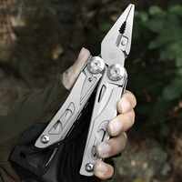 Pince multifonctionnelle de survie professionnelle 20 en 1 avec couteau, ciseaux, mousqueton pour l'alpinisme et le camping