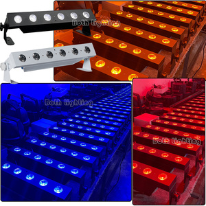 Boda lavado iluminación 6X18w RGBAW UV <span class=keywords><strong>dj</strong></span> uplighs alimentado por batería, barra de luz led - Product Image 5