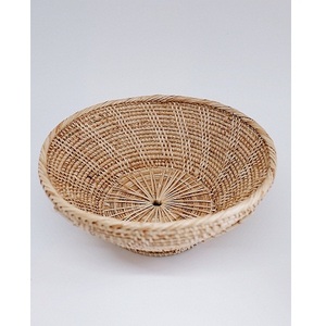 Plateau de service en rotin Vente en gros Artisanat pratique pour le stockage des fruits et des noix Panier tissé décoratif pour les cartons à usage domestique - Product Image 3