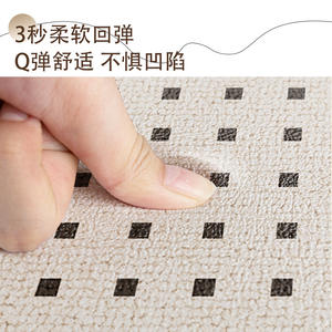 พรมเช็ดเท้าหน้าประตู ลายเรขาคณิต รูปทรงสี่เหลี่ยมผืนผ้า กันลื่น ทนต่อคราบสกปรก ใช้ในบ้าน - Product Image 5