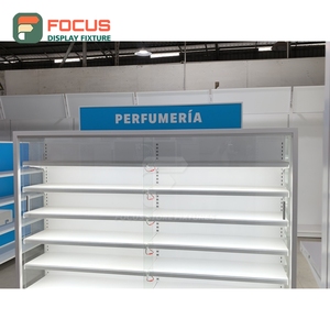 Vitrine de présentation de perruques sur mesure en bois et verre avec plusieurs tiroirs, présentoir pour extensions de cheveux - Product Image 5