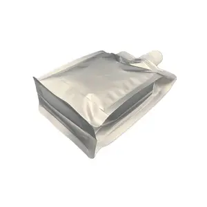 Flat Bottom Packaging 300ml 200ml 150ml Aluminum Pouch With Spout