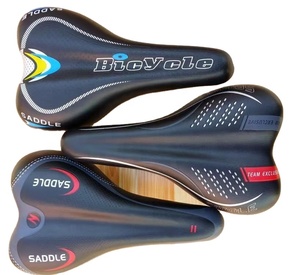 Selle de vélo de course VTT ZBY ZBY-ZD-005 durable, sans pression, en cuir artificiel, 260x150mm, légère, sécurisée et amortissante - Product Image 1