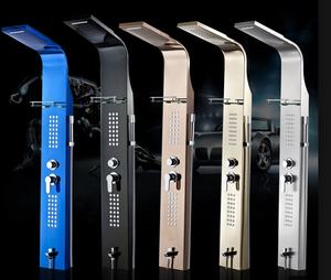 LED pantalla Digital de temperatura termostato de acero inoxidable 304 cascada baño ducha de masaje Panel columna - Product Image 4