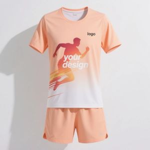 Conjunto de entrenamiento deportivo personalizado, ropa al por mayor, ropa deportiva para gimnasio, Conjunto de camiseta y pantalones cortos para hombre - Product Image 5