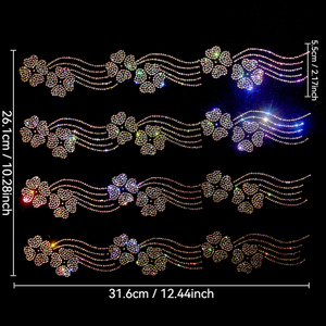 環境に優しいアニマルプリント長袖パンツ、ラインストーンレースヘッドスカーフ、バーコードストラップ、メッシュ生地ショルダーストラップベルト、衣類 - Product Image 2