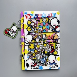 Cuaderno acrílico Snoopyed con diseño de Crayon Shin, de hojas sueltas, tamaño A7/A5, ideal para regalo y manualidades, superventas transfronterizo TK. - Product Image 2