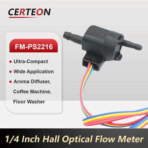 Sensor transparan kompak untuk mesin kopi aromaterapi dan pembersih lantai 40‑150ml/menit mini pengukur aliran optik - Product Image 2