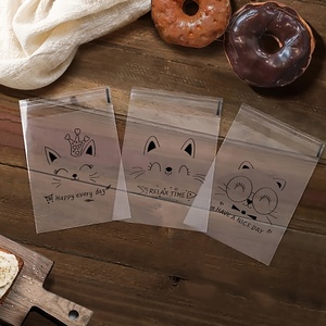 Sacs en papier pour <span class=keywords><strong>pain</strong></span> <span class=keywords><strong>sans</strong></span> fond, personnalisables avec impression <span class=keywords><strong>de</strong></span> motifs et logos, emballage plastique OPP, stockage haute température - Product Image 6