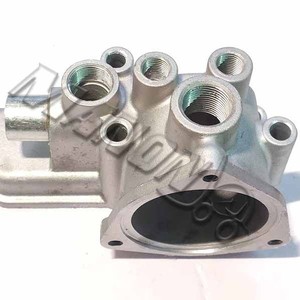 Boîtier de thermostat Toyota avec bride de tuyau d'eau pour sortie de liquide de refroidissement du moteur de chariot élévateur – Pièce de rechange - Product Image 3
