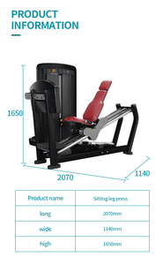 Máquina de prensa de piernas <span class=keywords><strong>sentado</strong></span> profesional de alta demanda para ejercicios de flexión de piernas - Product Image 4