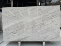 Marbre blanc naturel de qualité supérieure |   Base gris-blanc clair avec fines veines |   Pour les murs, les sols, les comptoirs, les escaliers, les halls