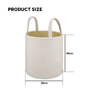 Organisation de la buanderie de haute qualité et panier de rangement en peluche