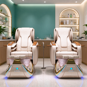 Fauteuil de pédicure spa de luxe avec massage électrique, fauteuil de pédicure pour salon de manucure, station de pédicure, fauteuil de manucure et pédicure pour salon de beauté - Product Image 3