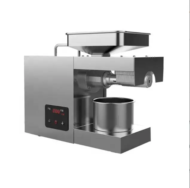Commercial digital display Cold and hot double press Fully automatic spiral oil pressers peanut sesame Walnut oil pressers press