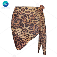 Pareo Falda Personalizada para Playa, Estampado Digital, Estilo Hawaiano, Sarong, Traje de Baño de Secado Rápido, Spandex/Poliéster, 1 Pieza, OEM