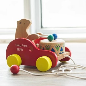 Cross-border Walker Pull-Along Wooden Educational Toy for Children 4-6 Years Old Early Learning Gift with Color Box Packaging - Product Image 1