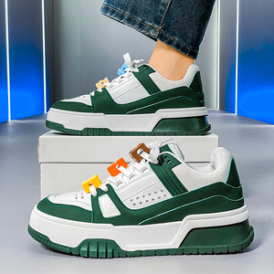 2025 luxe vente chaude concepteur chaussures de marche à lacets haute qualité hauteur augmentant en cuir plate-forme de sport automne saison maille - Product Image 3