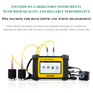 HC-F600 Zweikanaliger 5-Zoll-Farb-LCD Ultraschall-Rissdetektor mit 16 GB Speicher für Beton und Nicht-Metall-Oberflächen, IP55, 1 Jahr Garantie - Product Image 2