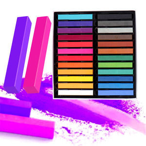 FOSKA Pastels professionnels doux et faciles à estomper, 12/24 couleurs, pour le bureau, l'école, le dessin et la peinture - Product Image 1