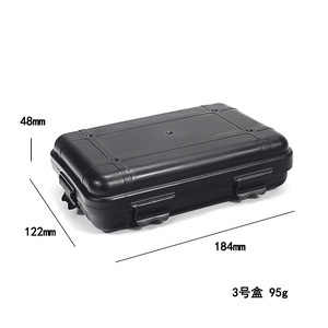 Caja de herramientas de plástico Luomen, apilable, impermeable, en colores negro y verde, tamaños 1, 2, 3, 4, 5 y 6, para kit de reparación de linternas. - Product Image 2