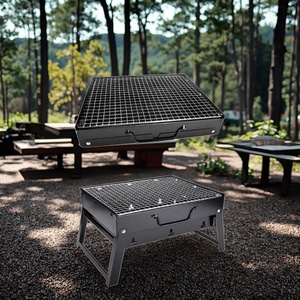 Portable Stainless Steel Folding BBQ Grill <strong>for</strong> Outdoor <strong>Camping</strong> 3-5 People Easy to Take <strong>Barbecue</strong> Grill - Product Image 4