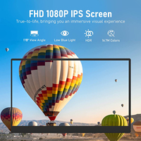 Monitor LCD Portátil HD 1080P de 17.3 Pulgadas, Montable en Pared, con Puerto Tipo-C HD MI para Ampliar la Pantalla de Móviles, PC y Laptops