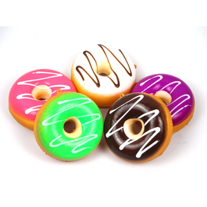 Jouets Squishies Donut Kawaii, jouets alimentaires simulés parfumés à remontée lente pour enfants de 5 à 7 ans - Product Image 5